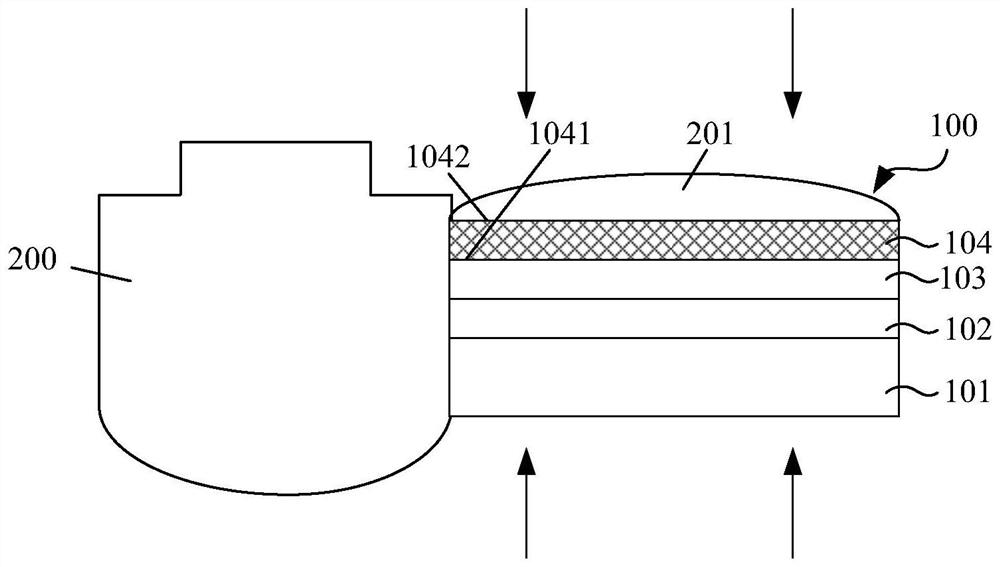 Method for preparing test sample by fib and test sample