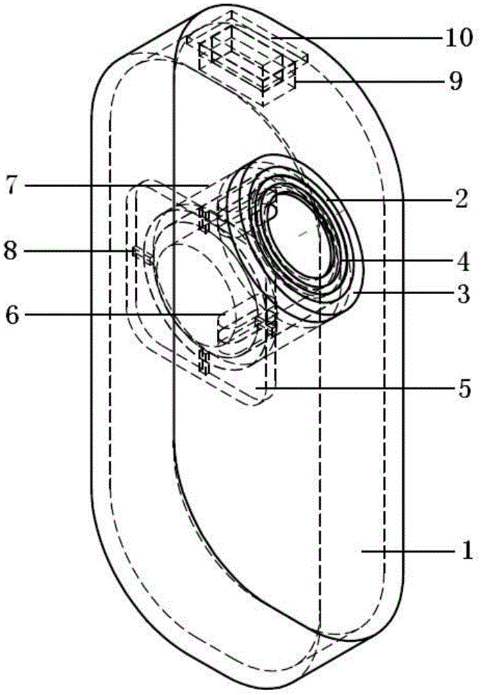 Location cooler of drill bit