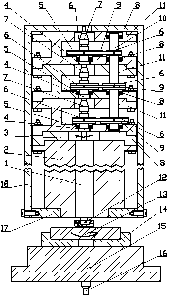 Method and device for realizing large current and high rotation speed electric conduction