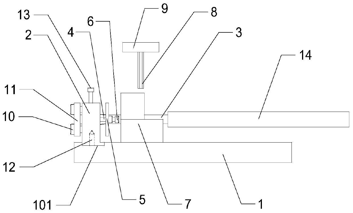 Pipe opening device and hole opening method