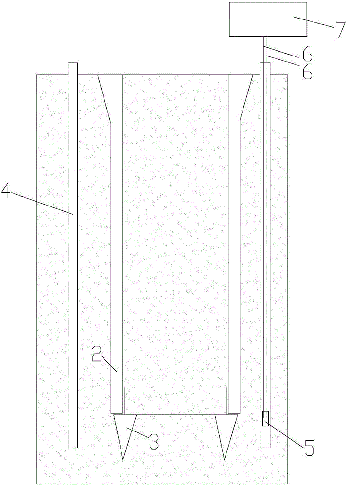 Construction method of composite pile foundation