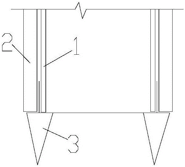 Construction method of composite pile foundation