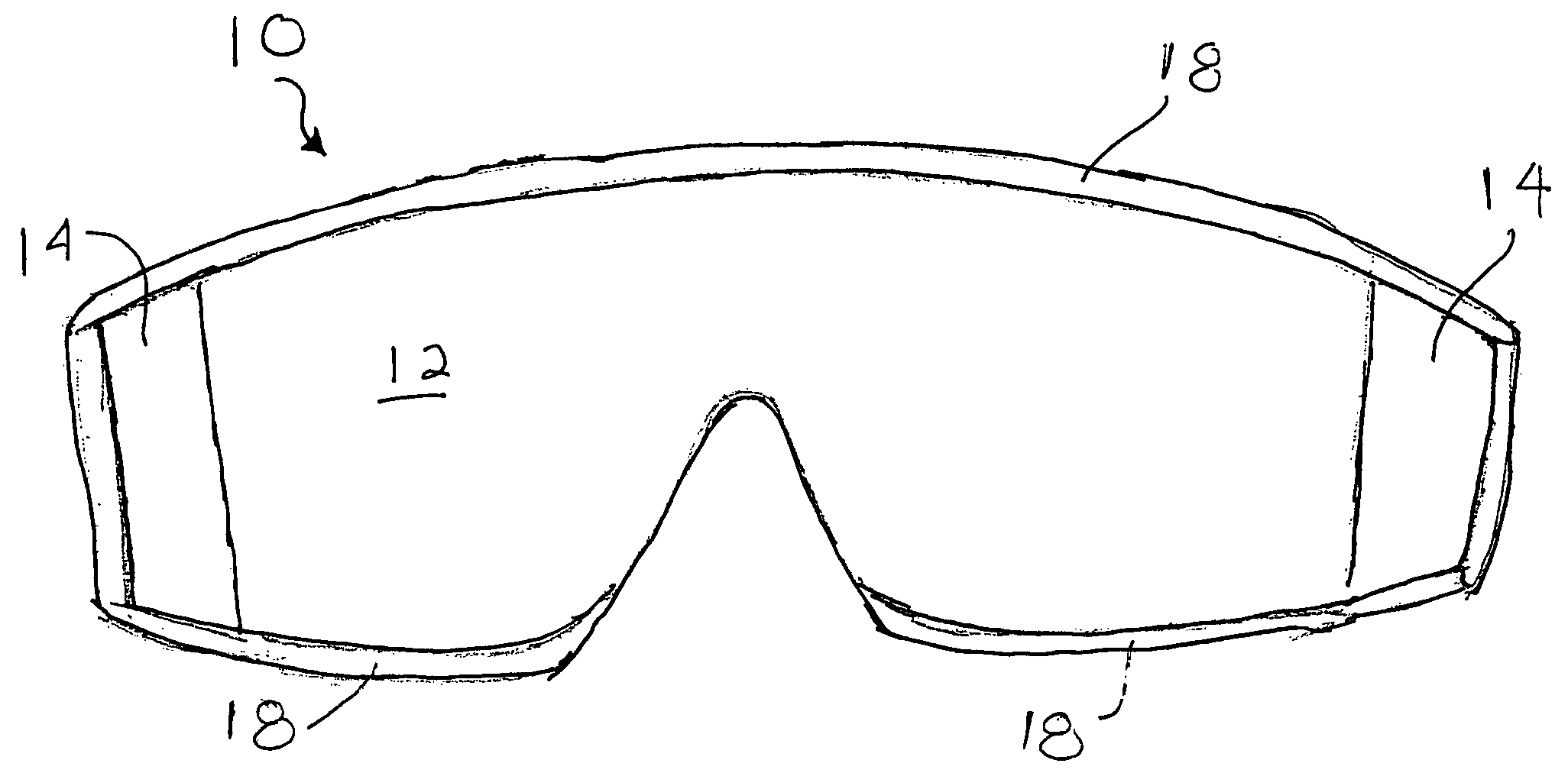 Protective facial shielding having magnetic rims