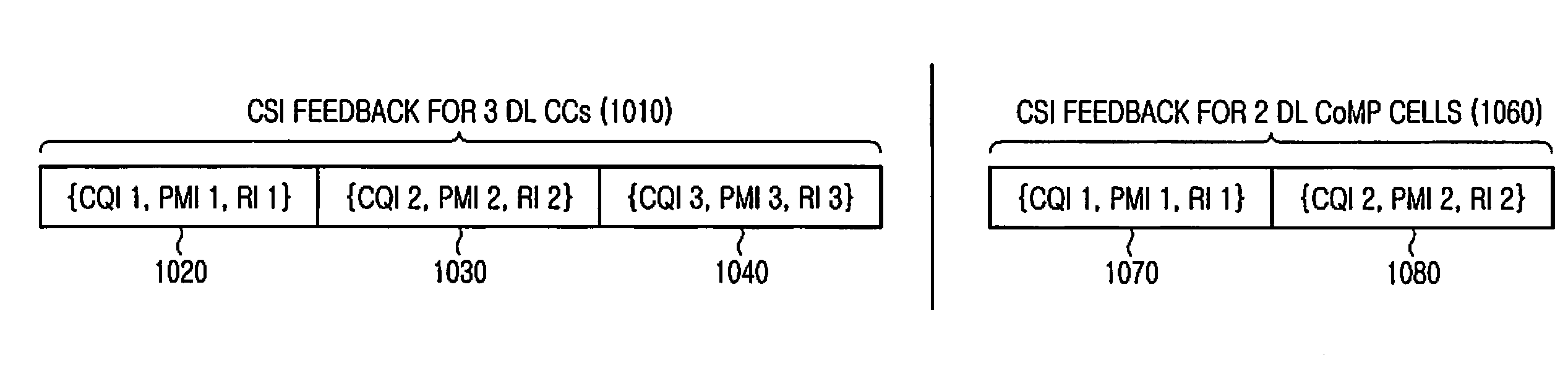 Multiplexing large payloads of control information from user equipments