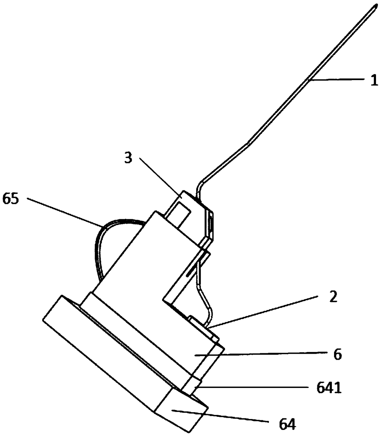 Adjustable chest drainage device