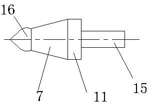 Copper and aluminum compound column wing radiator copper pipe expansion device and pipe expansion method