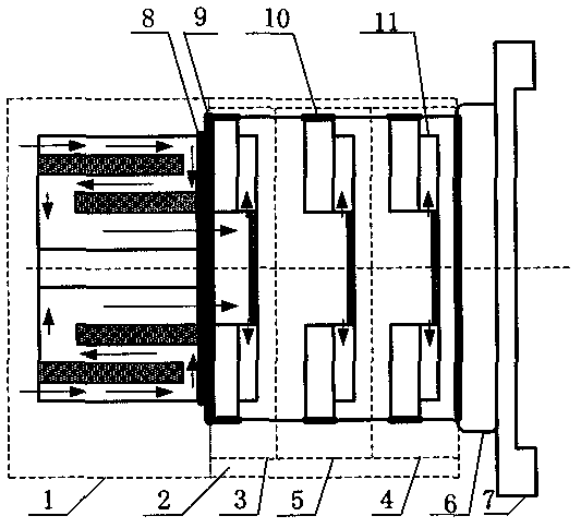 Multi-level cyclone pipe type engineering machinery air filter