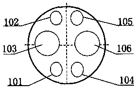 Multi-level cyclone pipe type engineering machinery air filter