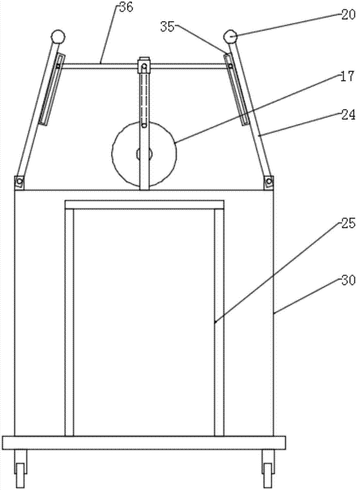 High-efficiency water-spraying and dust-removing device for buildings