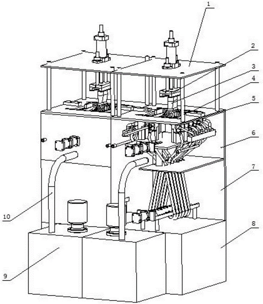 Sandblasting raising machine and sandblasting fluffing technology for upper of leather shoes