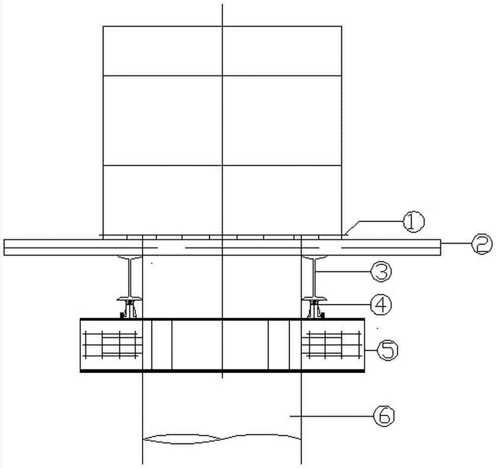 Quickly adjustable support for a cover beam and its construction method