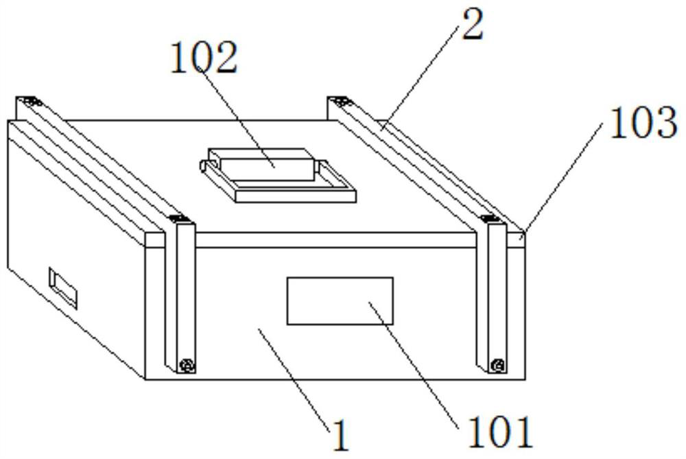 A mobile and convenient pet logistics safety transport box