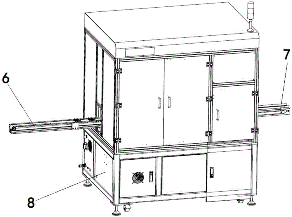 Automatic fixing device for screw machine