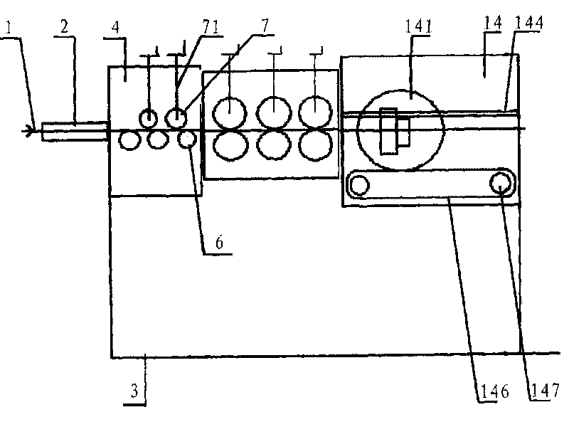 Application method of screw wire rod and reinforcement bar straightener