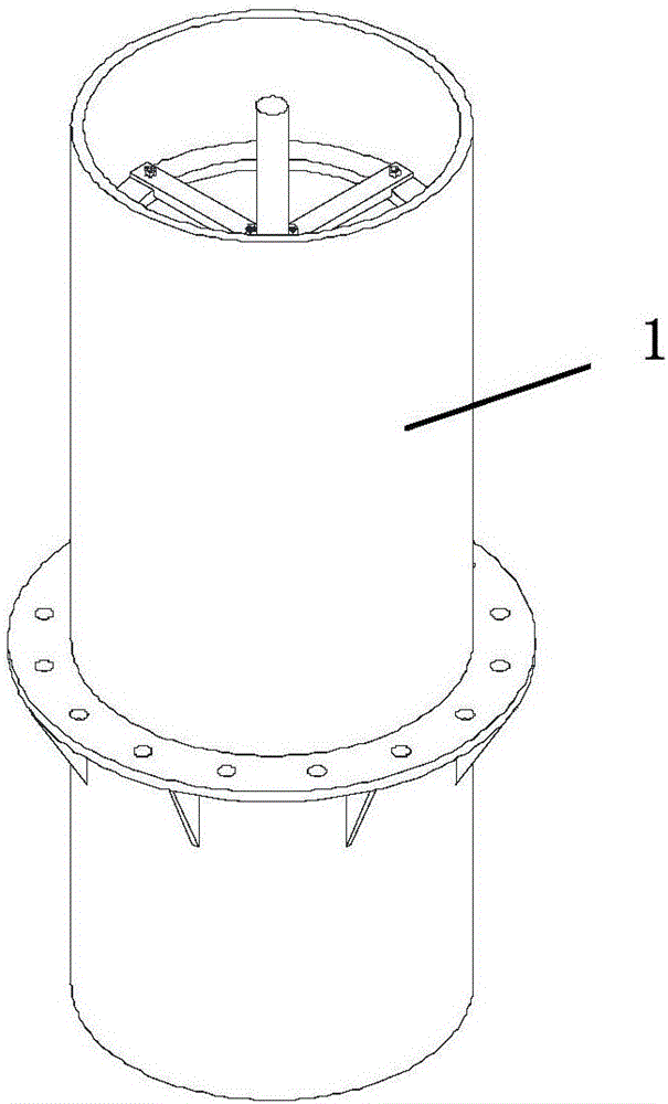 Subaqueous explosion pressure measurement device based on improved Hopkinson bar