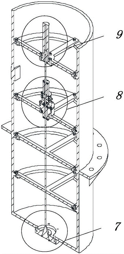 Subaqueous explosion pressure measurement device based on improved Hopkinson bar