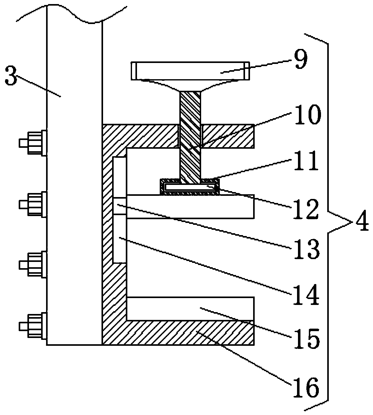 Steel plate hoisting clamp for steel structure assembling