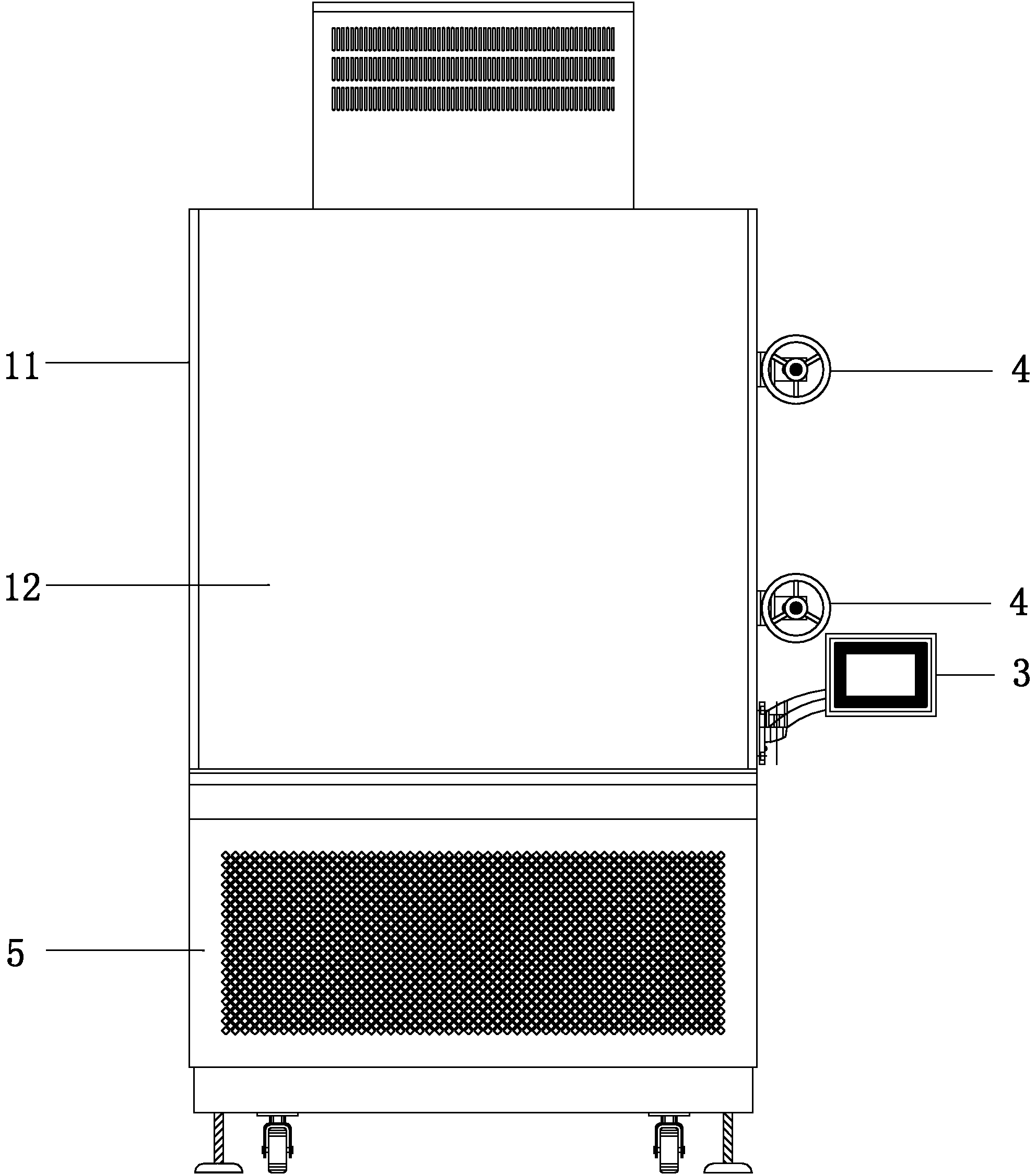 Intelligentized low-pressure test equipment