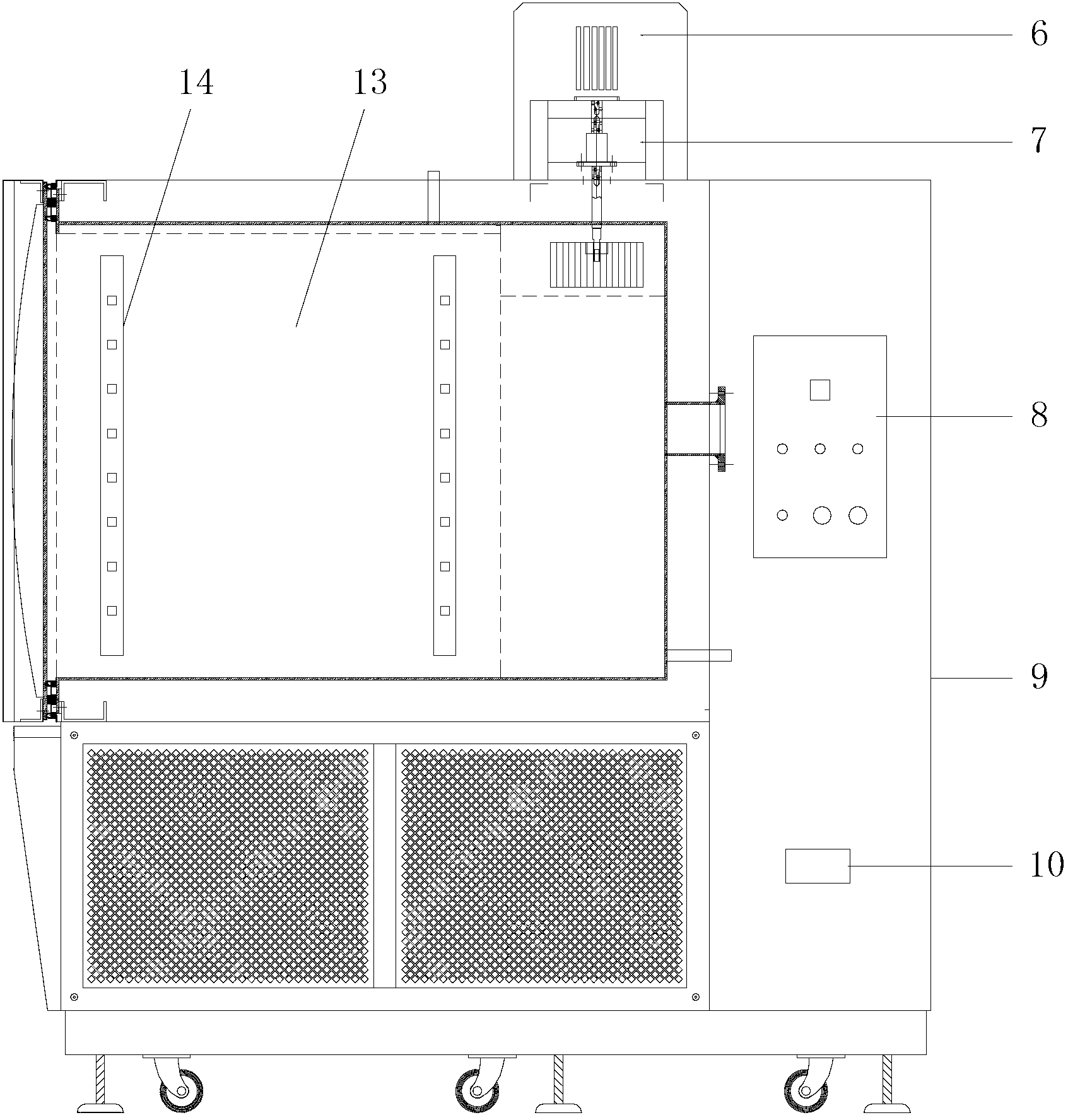 Intelligentized low-pressure test equipment