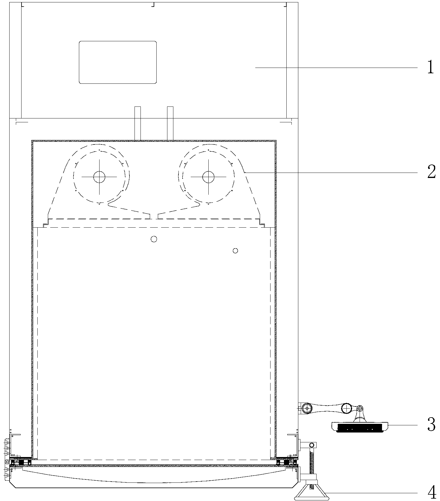 Intelligentized low-pressure test equipment