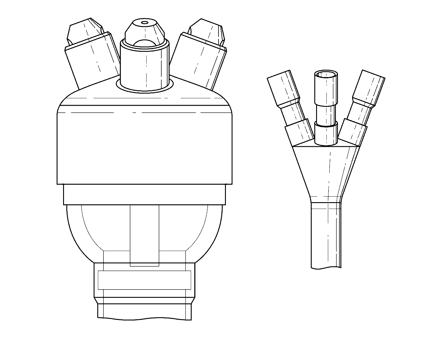 Multi-Nozzle Spray Dryer, Method for Scale-Up of Spray Dried Inhalation Powders, Multi-Nozzle Apparatus and Use of Multiple Nozzles in a Spray Dryer