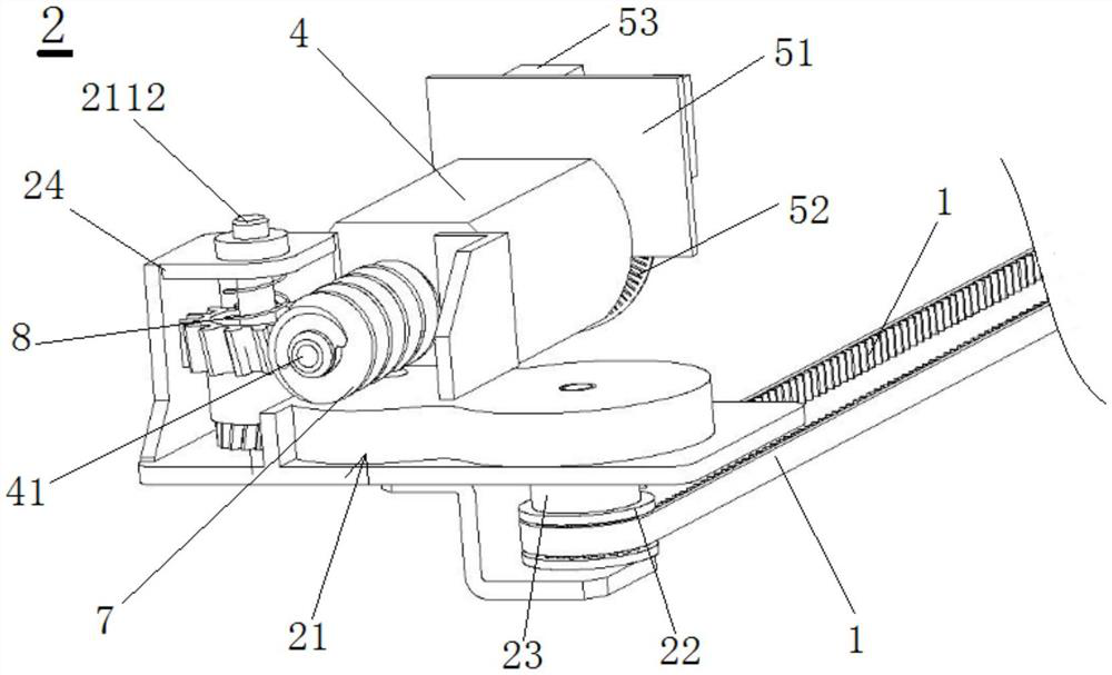 A transmission mechanism and gene sequencer