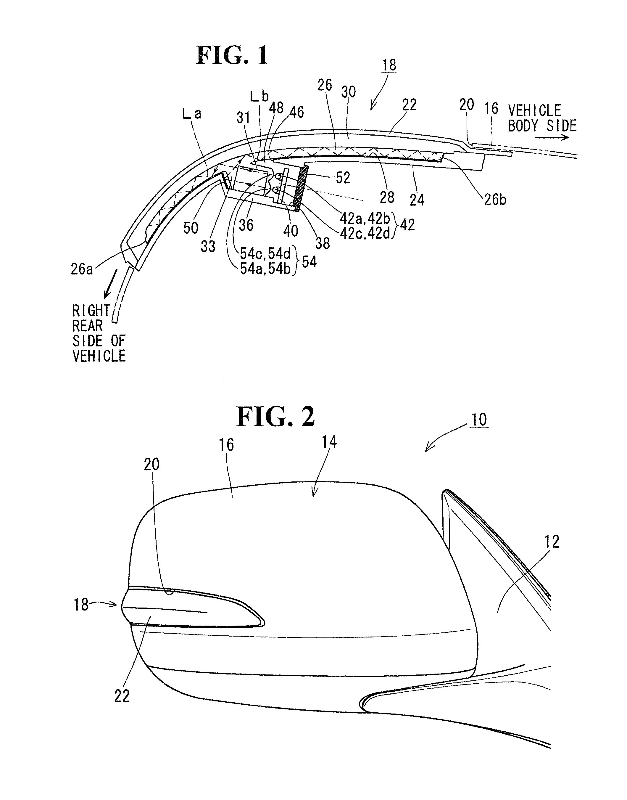 Turn lamp for vehicle outside mirror