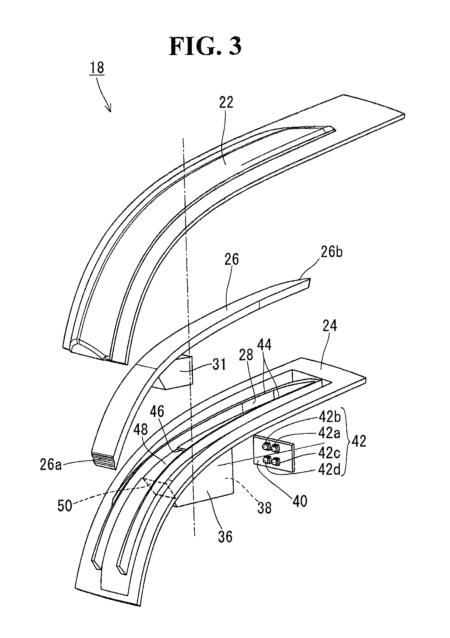 Turn lamp for vehicle outside mirror