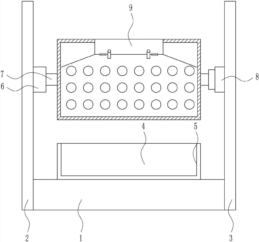 Coal briquette sorting device for smelting