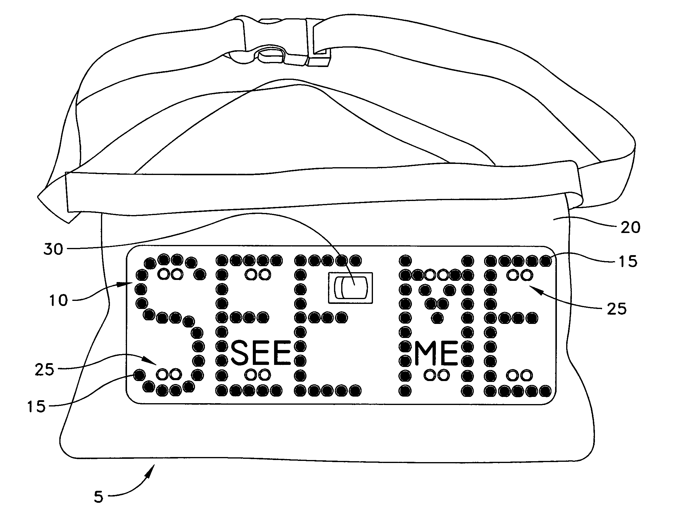 Wearable, attachable, or hand-held, super-bright, led-based, textual, safety alert sign and portable emergency/work light