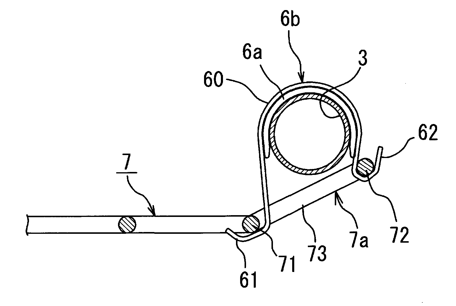 Attaching Device for End of Spring