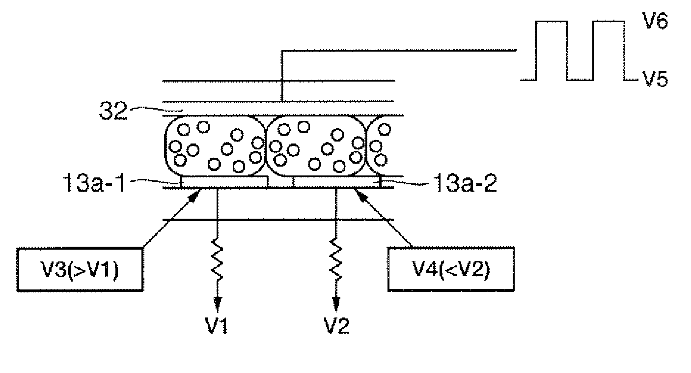 Electrophoresis device, electronic apparatus, and driving method of electrophoresis device