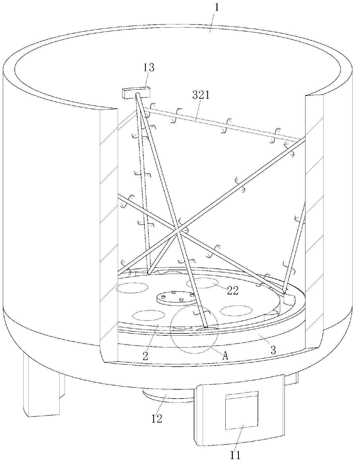 Preparation device for sunscreen cream