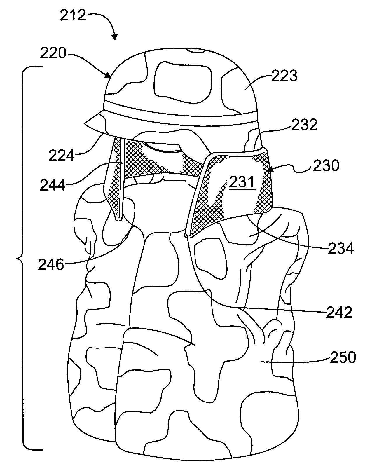 Head and neck protection system