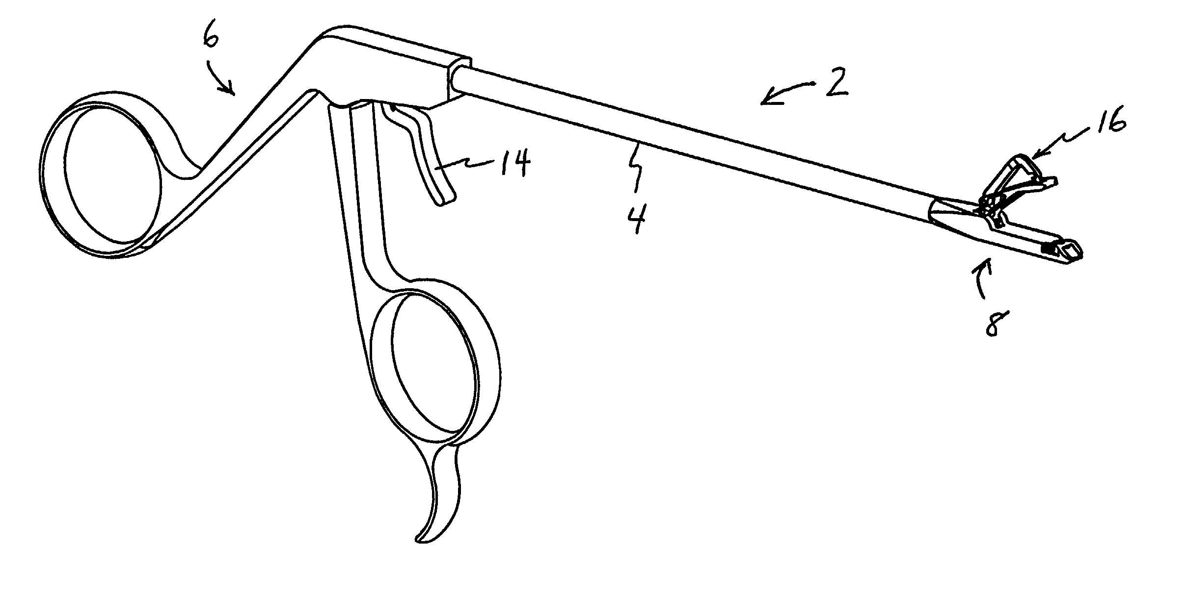 Arthroscopic suture passing instrument