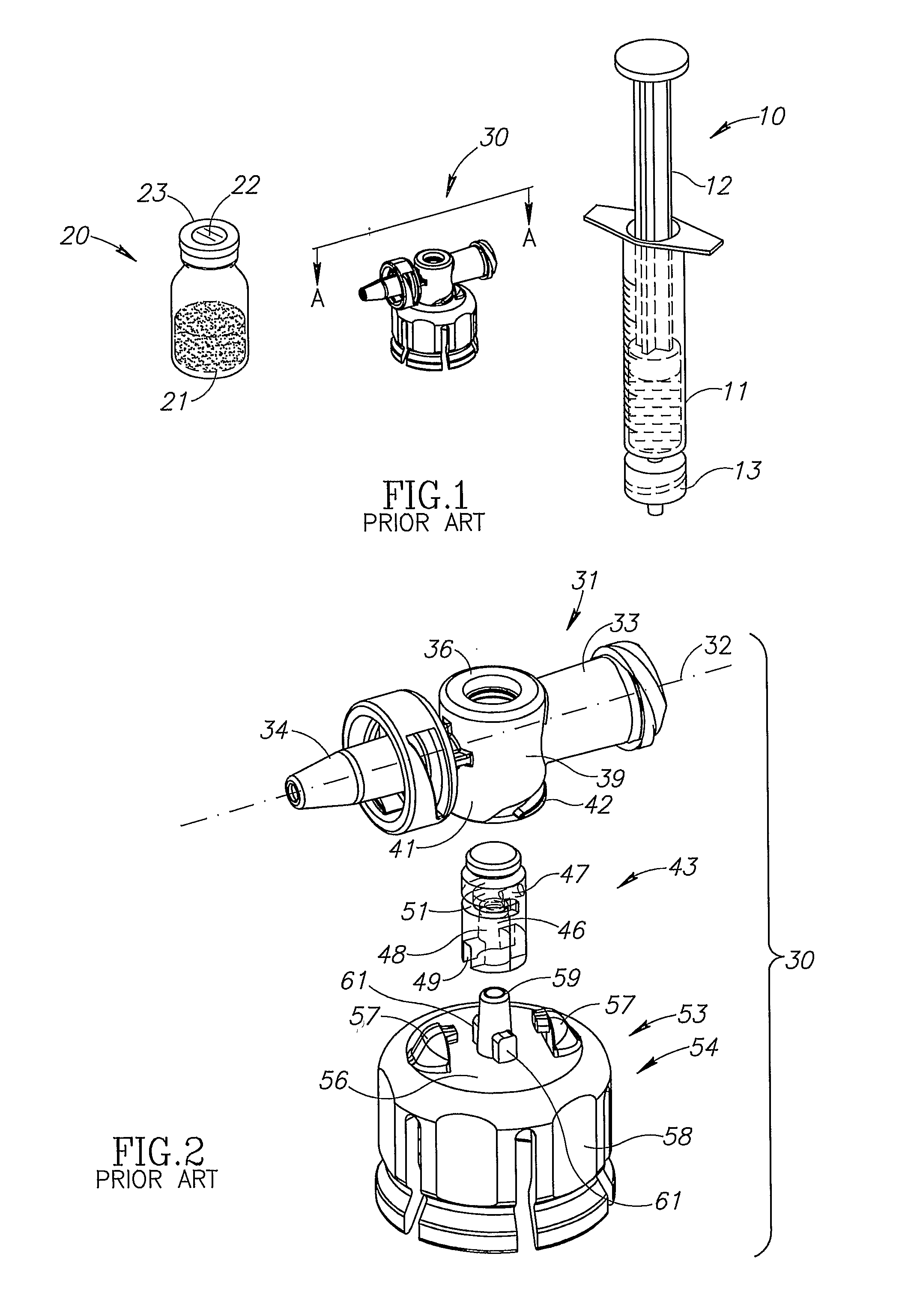 Fluid control device with manually depressed actuator