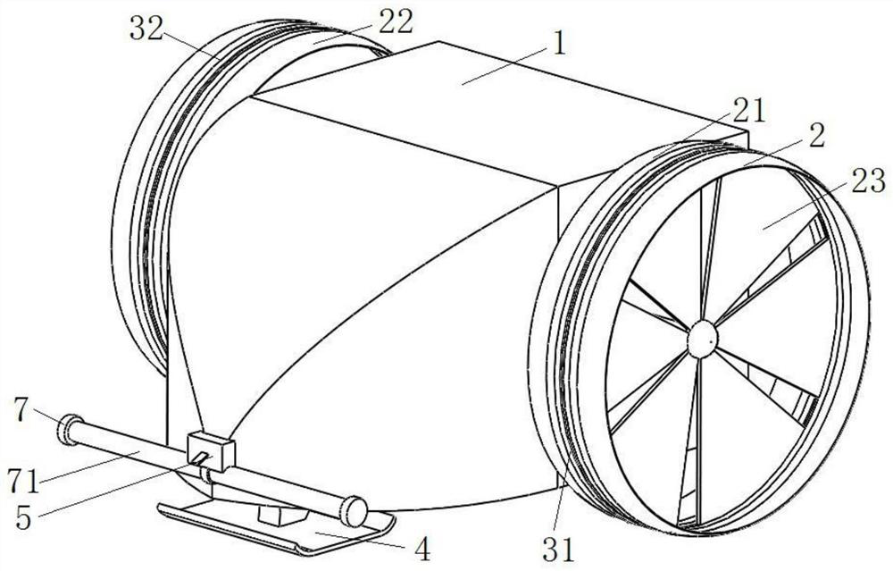 Desilting device for aquaculture fish pond and working method thereof