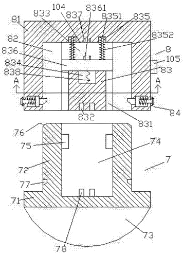 Fire-fighting alternating current smoke detector capable of being installed easily