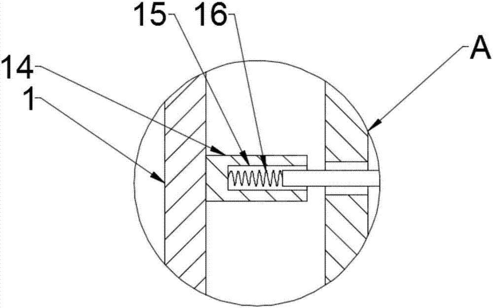 Concrete stirring device for construction site