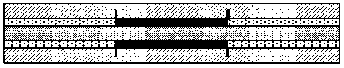 Non-symmetric flex-rigid combination circuit board and manufacturing method thereof