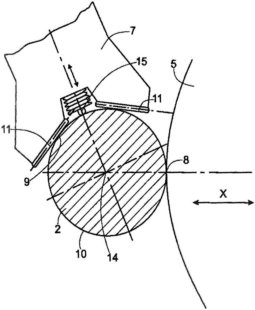 Method and grinding machine for measuring and producing a target outer contour of a workpiece by means of grinding