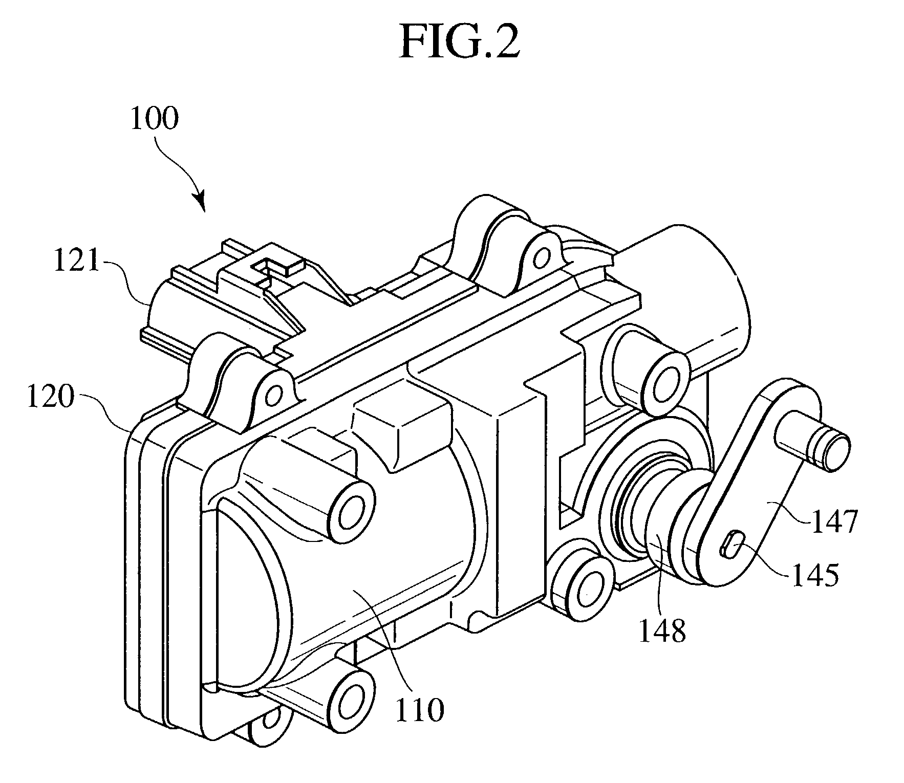 Electronically controlled actuator