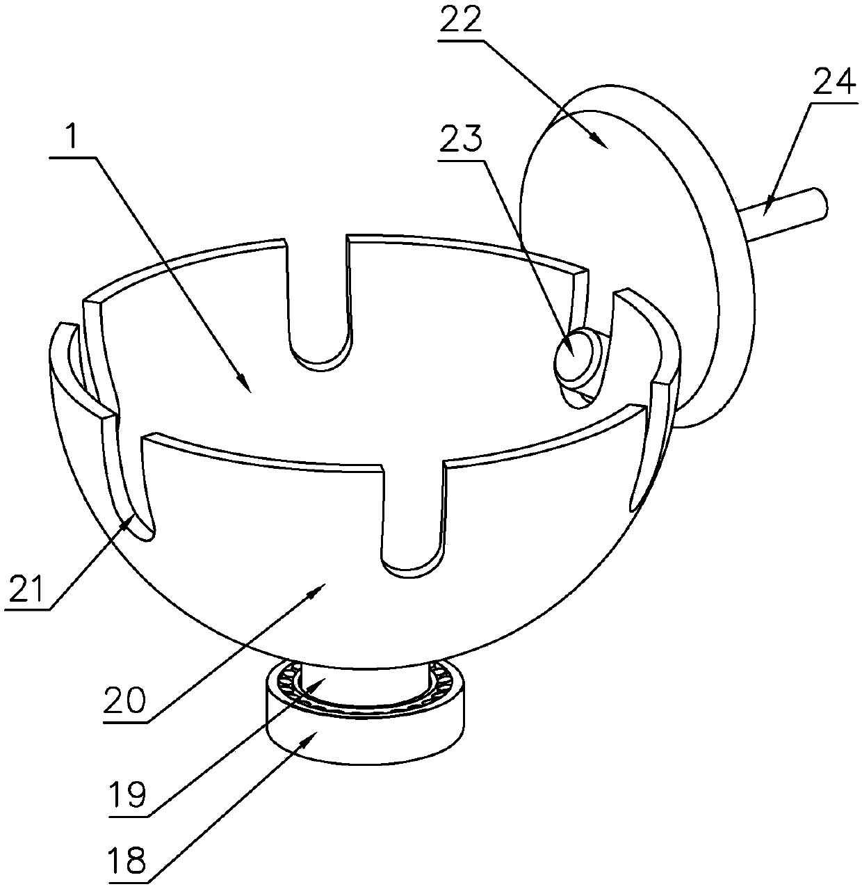 Traditional Chinese medicine processing and pounding device applied to traditional Chinese medicine departments