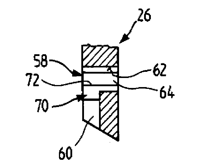 Filter for filtering fluids, filter bowl and filter head