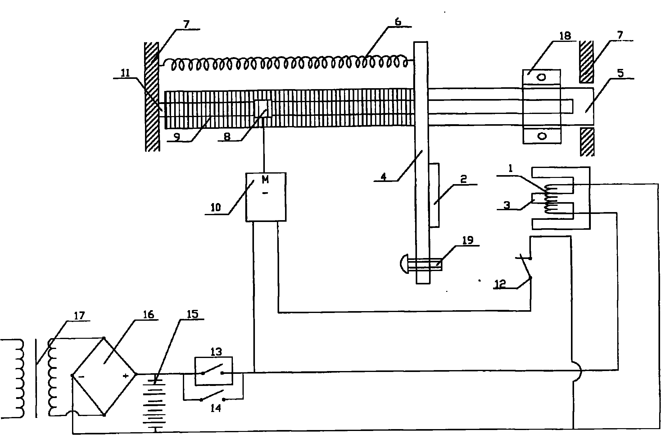 Service oriented architecture (SOA)-based radio frequency identification device (RFID) electromagnetic entrance guard integration control system