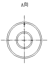 A glass fiber kiln electrode cooling water jacket