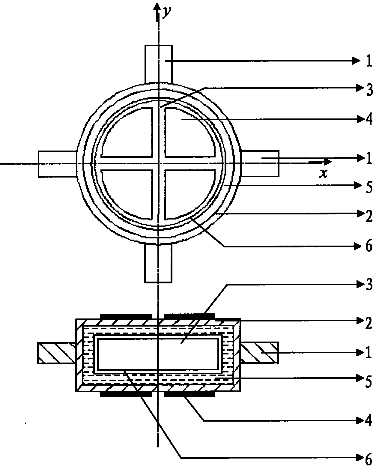 Liquid floated rotor type micro gyroscope based on super-hydrophobic effect