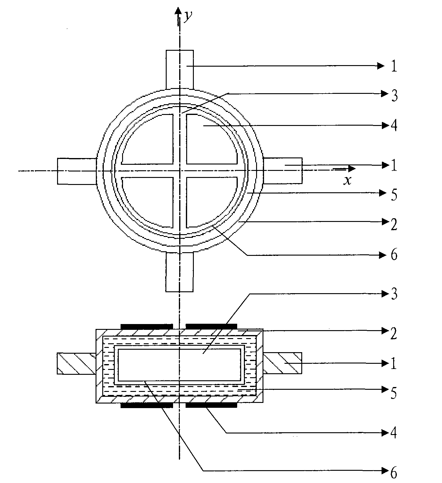 Liquid floated rotor type micro gyroscope based on super-hydrophobic effect