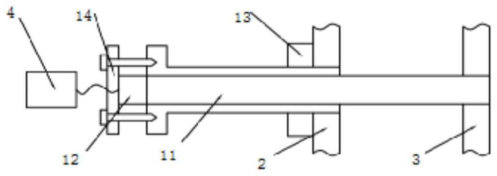 Ultrasonic monitoring device, system and method for ash deposition and slagging of coal gasifier water-cooled wall