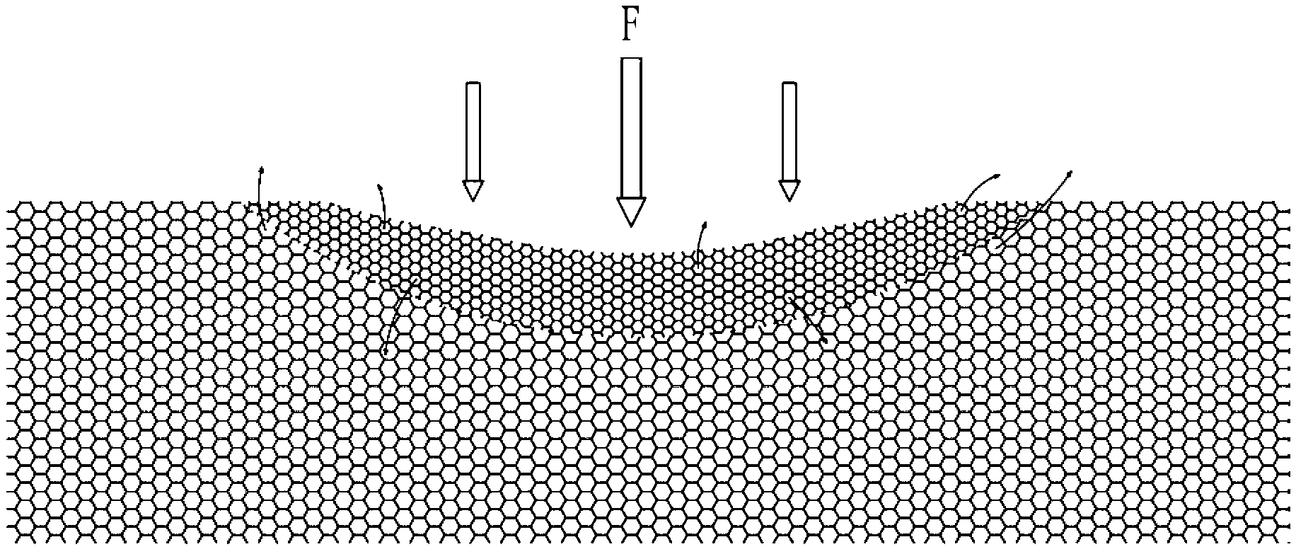 Damping structure with flexible airtight materials wrapping soft foaming materials in sealing mode